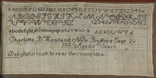 161-4817 Charlotte Howland New Bedford Sampler B_MG_6308