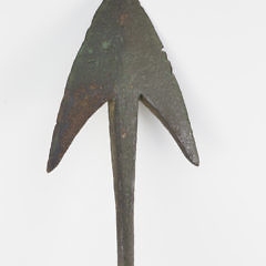 Wrought Iron Double Flue Whaling Harpoon, circa 1840-1850