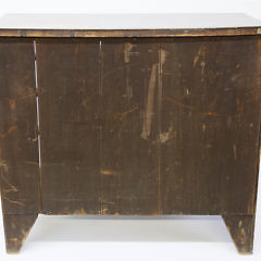 Massachusetts Federal Bow Front Inlaid Chest of Drawers, circa 1790-1810