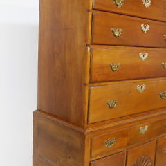  American Cherrywood Queen Anne Highboy, circa 1760