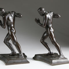 5-4799 Harriet Frishmuth Bronze Bookends A_MG_6243