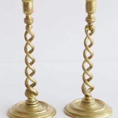 81-4803 Pair of Brass Twist Candlesticks_MG_3913