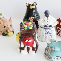 Collection of Seven Ceramic Cookie Jars