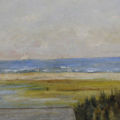 William Ferdinand Macy Oil on Canvas “Seaside Homestead, Cape Cod”