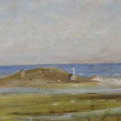 William Ferdinand Macy Oil on Canvas “Seaside Homestead, Cape Cod”