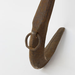 Whale Ship Cast Iron Blubber Hook, circa 1850