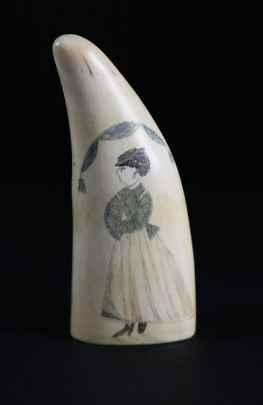 102-4817 Scrimshaw Sperm Whale Tooth Woman A_MG_8275