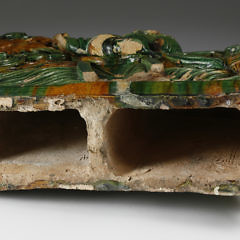 Chinese Ceramic Lomga Roof Tile, 19th Century