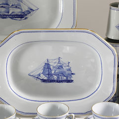 139 Piece Spode Blue Trade Winds Dinner Service