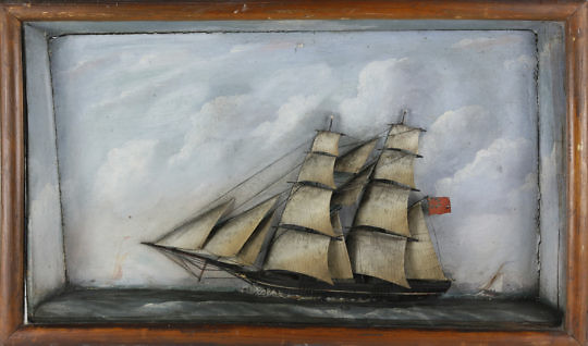 169-4817 British Clipper Ship Shadowbox A_MG_8576