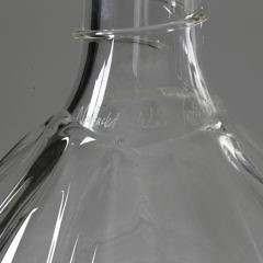 Robert Dane Blown Glass Decanter Engraved “Nantucket Wine Festival 2006”