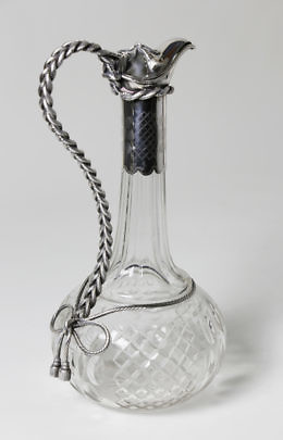 29-4820 Crystal Silver Plated Cruet A_MG_8199