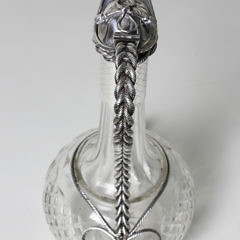 Silver Plate and Cut Crystal Cruet, 19th Century