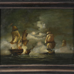 4-2455 British Naval Engagement Oil A_MG_8600
