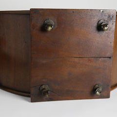 Regency Mahogany Cheese Wheel Caddy, circa 1820