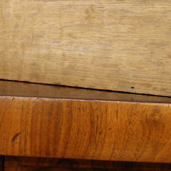 George II Oyster Walnut Veneered Tabletop Cabinet, mid 18th Century