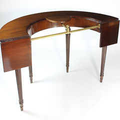 George III Regency Mahogany Wine Tasting Table, circa 1820