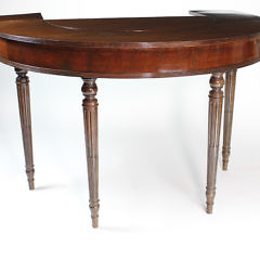 George III Regency Mahogany Wine Tasting Table, circa 1820