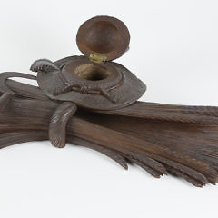 Black Forest Carved Ink Stand, 19th Century