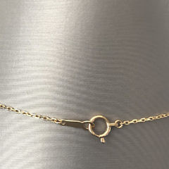 Fine 9mm White Akoya Pearl Tin Cup Necklace, 18k Yellow Gold Chain