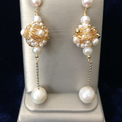 41301 Fresh Water Pearl Earrings IMG_3059