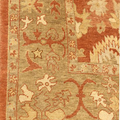 Contemporary Oushak Hand Woven Carpet