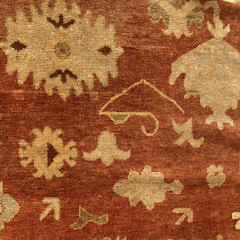 Contemporary Oushak Hand Woven Carpet