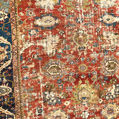 Sultanabad Hand Woven Carpet, circa 1890