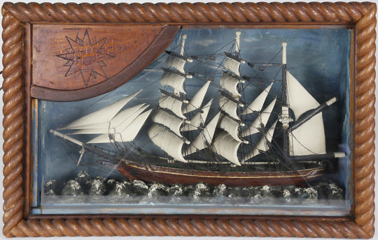 60-4817 Folk Art Ship Shadowbox A_MG_8581