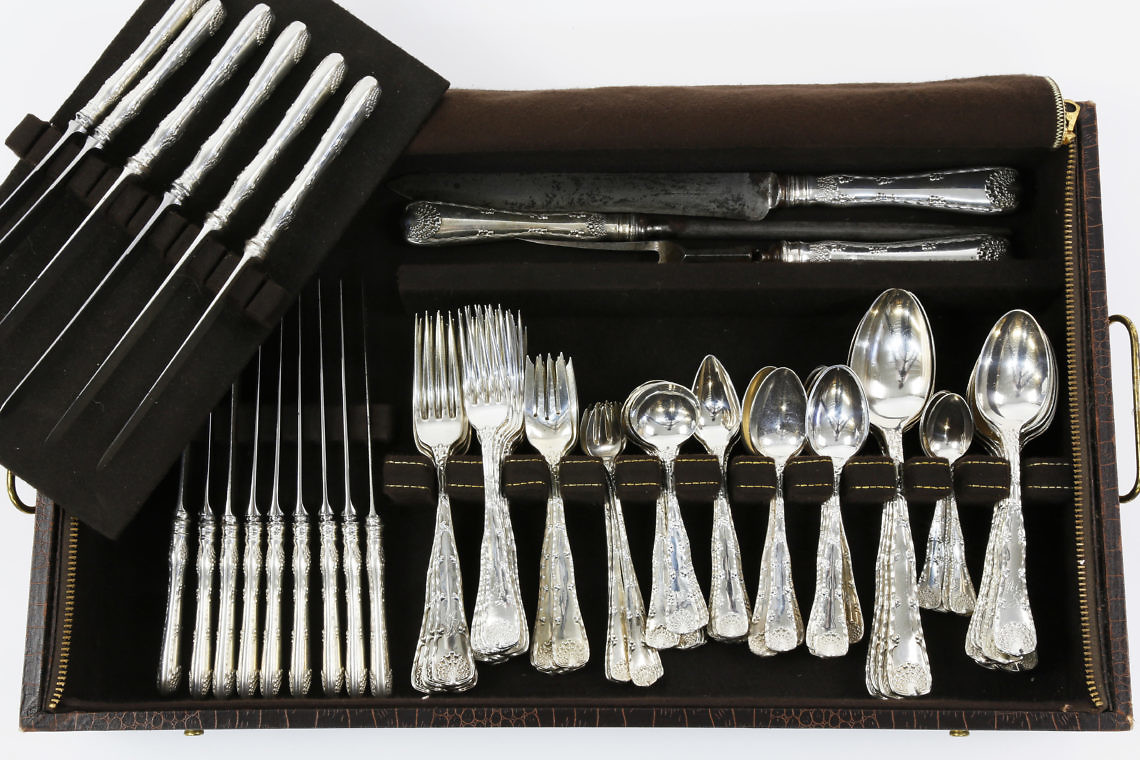 アクセサリー Tiffany&Co. Antique Cutlery Silver Bangl Antique Tiffany & Co. 