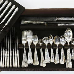 61-4800 Tiffany Sterling Wave Edge Flatware AA_MG_8105