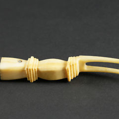 Whaler Made Whale Ivory Pie Crimper, circa 1840