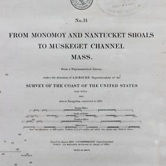 Chart: From Monomoy and Nantucket Shoals To Muskeget Channel, Mass., circa 1882