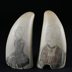 82-4817 Pair Stippled Whale Teeth A_MG_8265