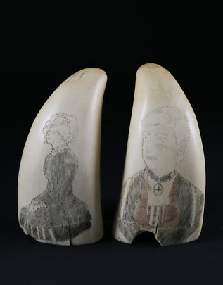 82-4817 Pair Stippled Whale Teeth A_MG_8265