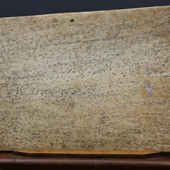 Scrimshaw Panbone Plaque, circa 1850