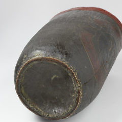 Boston Decorated Leather Fire Bucket, circa 1840