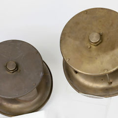 Pair of Vintage Brass Rotating Yacht Deck Air Vents