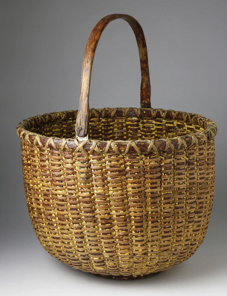 Nantucket Round Open Swing Handle Basket Nantucket Round Open Swing