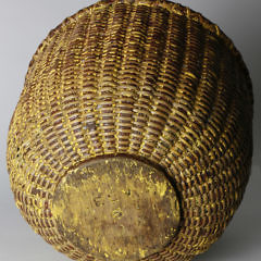 Nantucket Round Open Swing Handle Basket, 19th Century