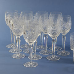 Set of 36 Crystal Glasses