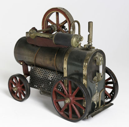 119-4900 German Steam Toy Tractor A_9761