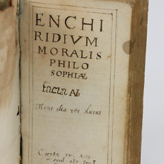 Book: “Enchiridium Moralis Philosophiae”, circa 1650