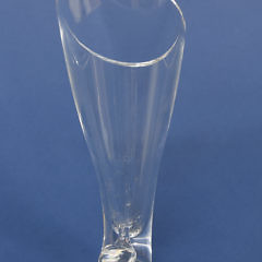 Steuben Clear Crystal Dolphin Flower Vase