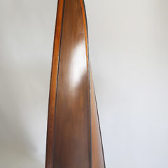 Contemporary Mahogany Rowboat Hull Bookcase