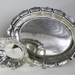 17-4777 Sterling Tray and Dish A_9755