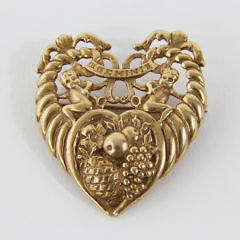 187-4800 Gold Gemini Brooch A_MG_9002