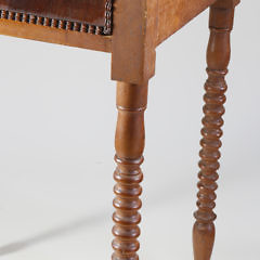 Sheraton Mahogany One Drawer Night Stand, 19th Century