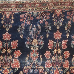 Antique Hand Knotted Lilihan Oriental Carpet