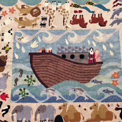 Hand Hooked 100% Wool Claire Murray “Noah’s Ark” Rug